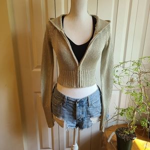 juicy couture sweater cropped